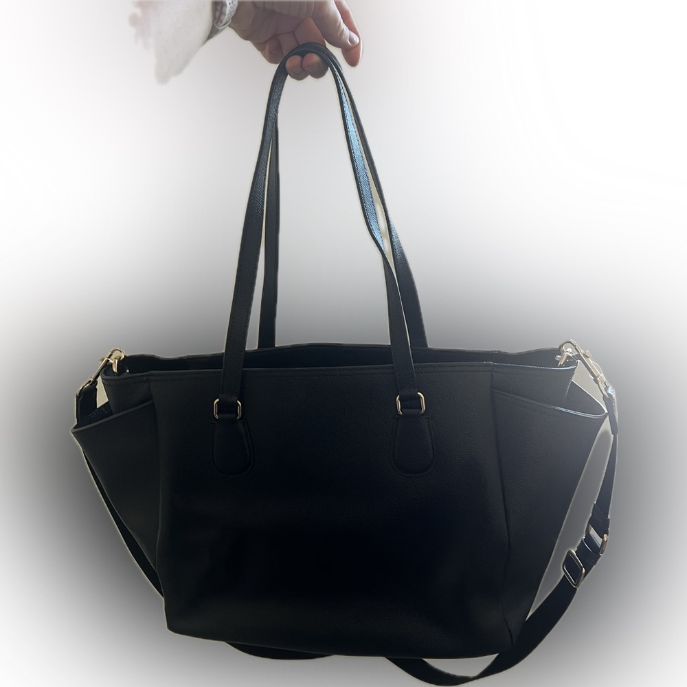 Coach black diaper bag - Picture 3 of 6